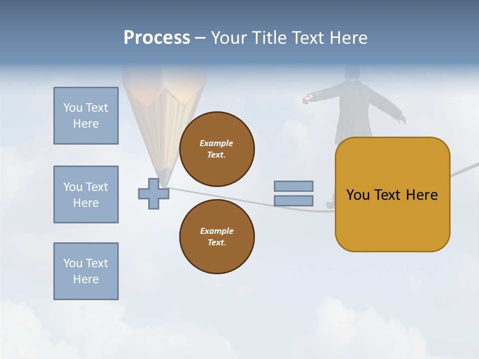Overcome Person Vision PowerPoint Template