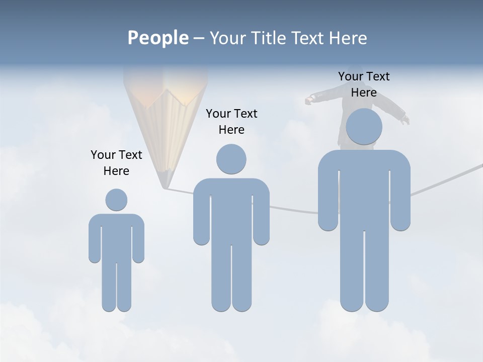 Overcome Person Vision PowerPoint Template