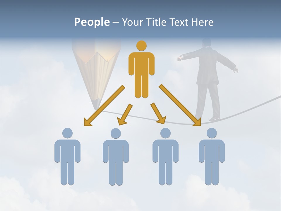 Overcome Person Vision PowerPoint Template