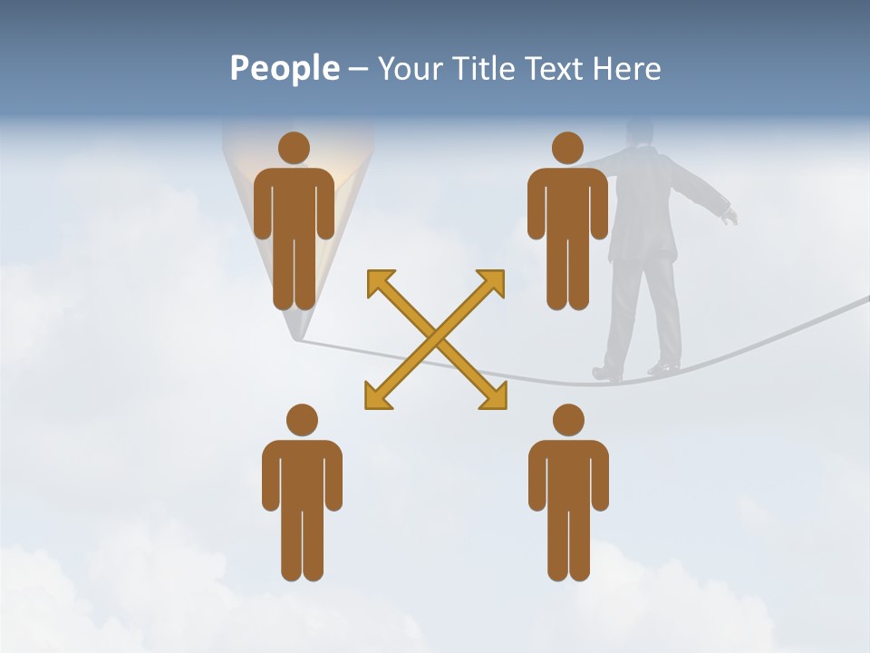 Overcome Person Vision PowerPoint Template