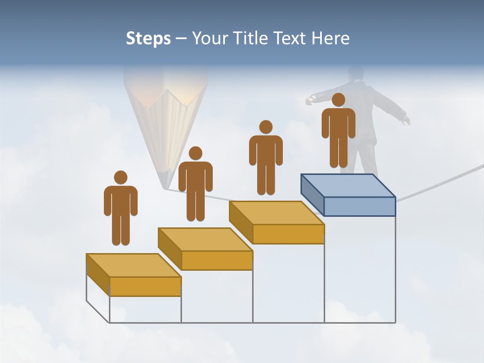 Overcome Person Vision PowerPoint Template