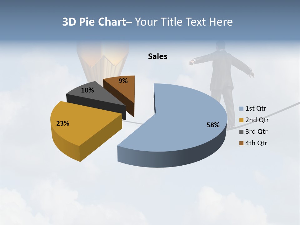 Overcome Person Vision PowerPoint Template