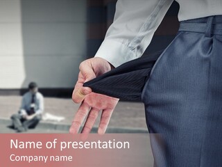 Nothing Male Finance PowerPoint Template