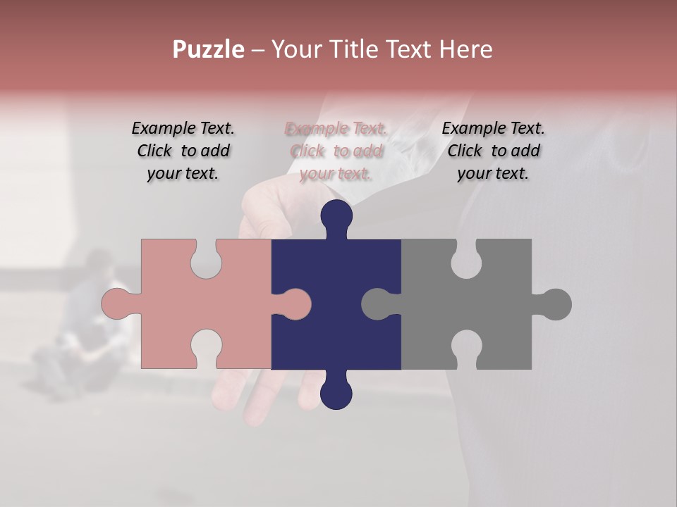 Nothing Male Finance PowerPoint Template