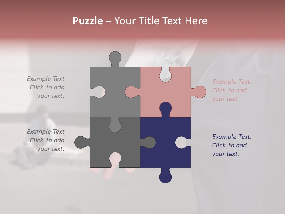 Nothing Male Finance PowerPoint Template