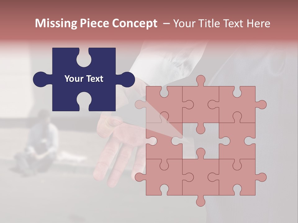 Nothing Male Finance PowerPoint Template