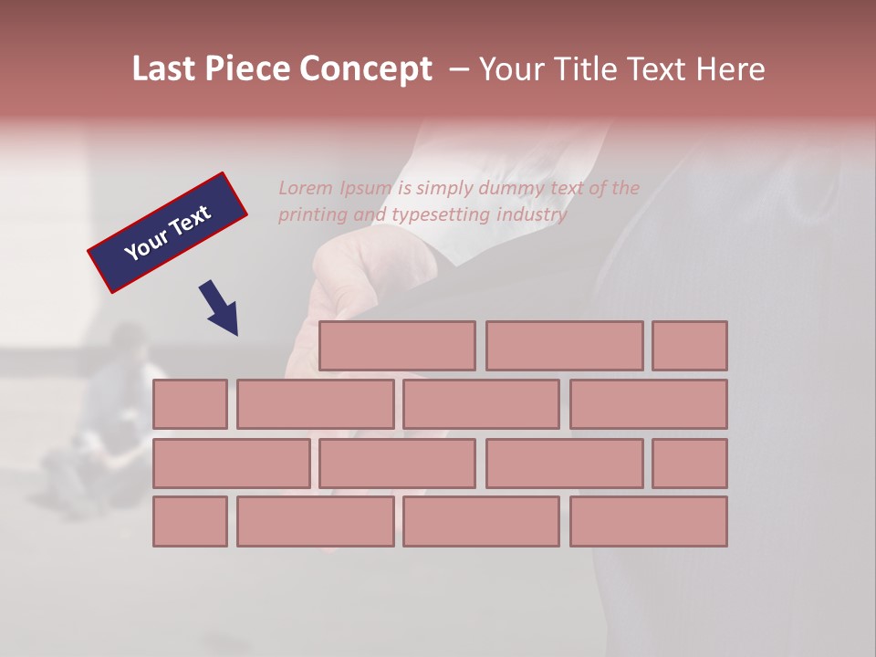 Nothing Male Finance PowerPoint Template