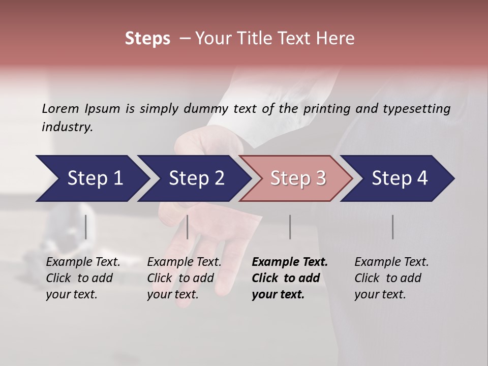 Nothing Male Finance PowerPoint Template