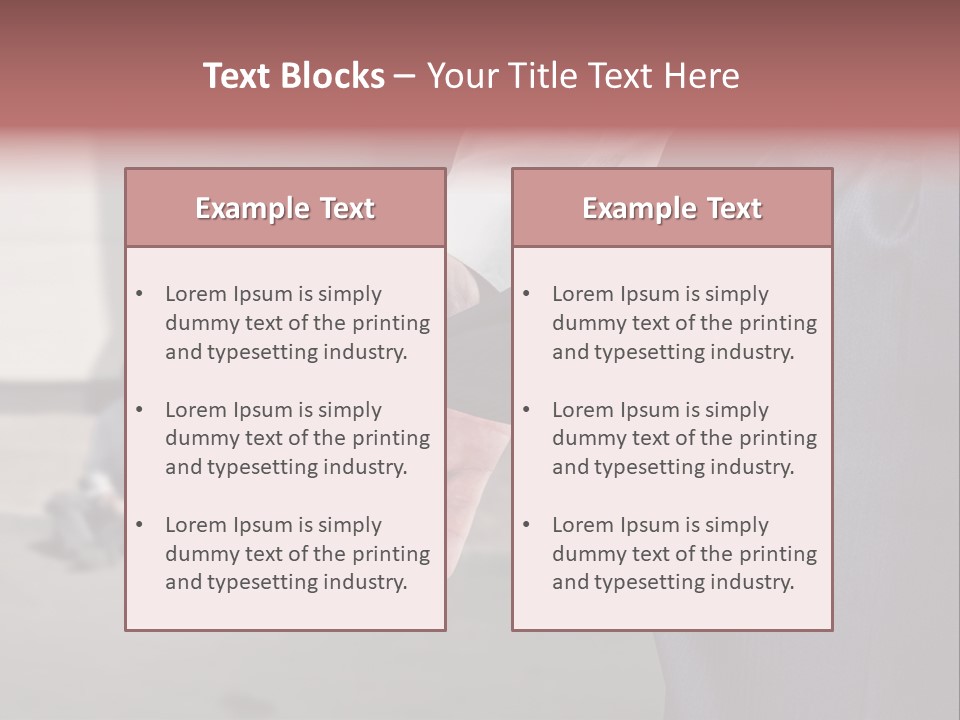 Nothing Male Finance PowerPoint Template