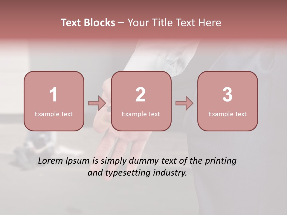 Nothing Male Finance PowerPoint Template