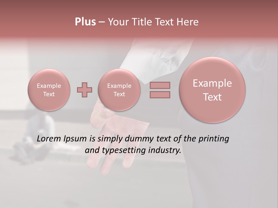 Nothing Male Finance PowerPoint Template