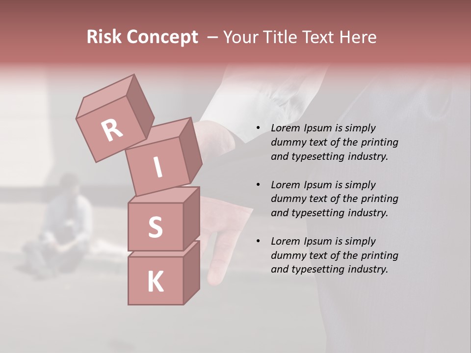 Nothing Male Finance PowerPoint Template