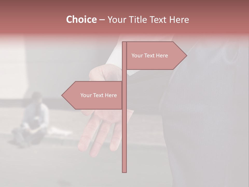 Nothing Male Finance PowerPoint Template