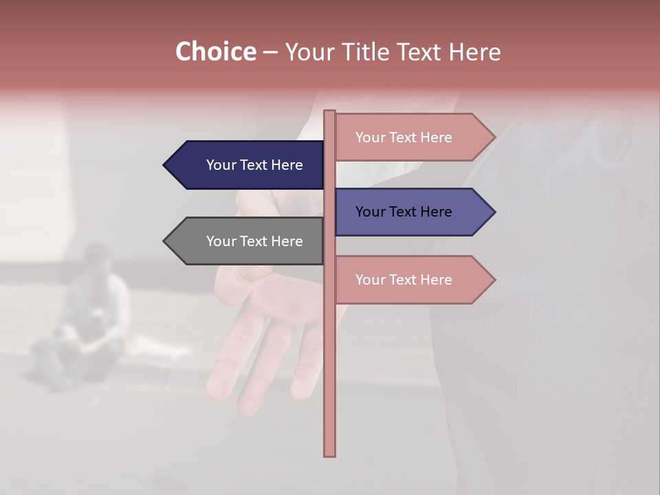 Nothing Male Finance PowerPoint Template
