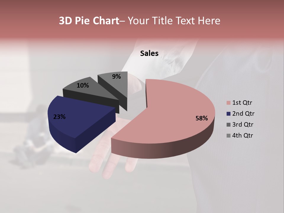 Nothing Male Finance PowerPoint Template
