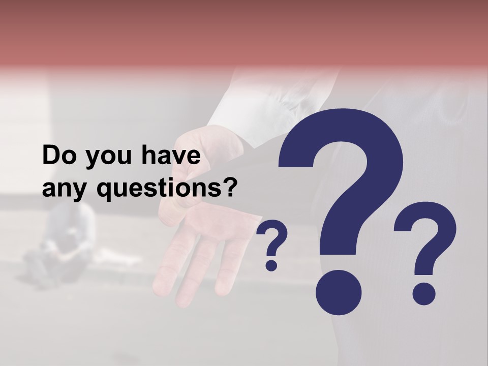 Nothing Male Finance PowerPoint Template