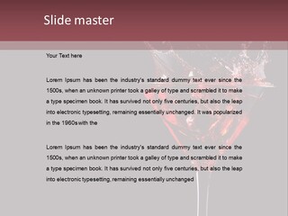 Cold Movement Ice PowerPoint Template