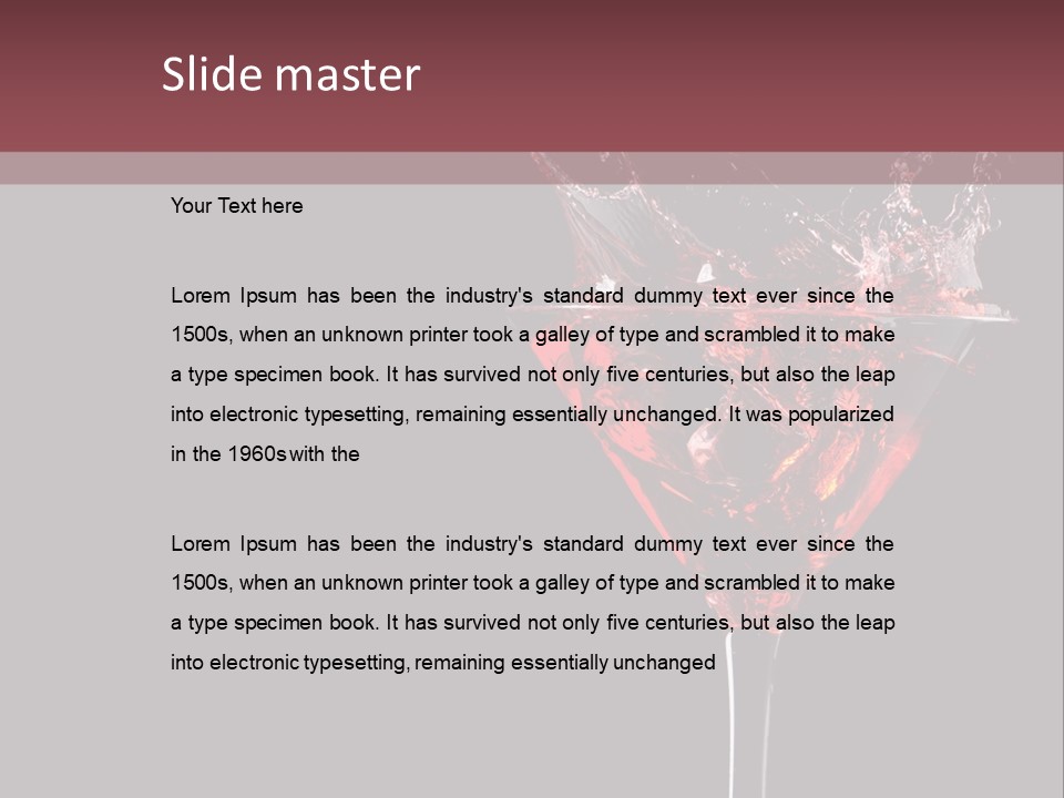 Cold Movement Ice PowerPoint Template