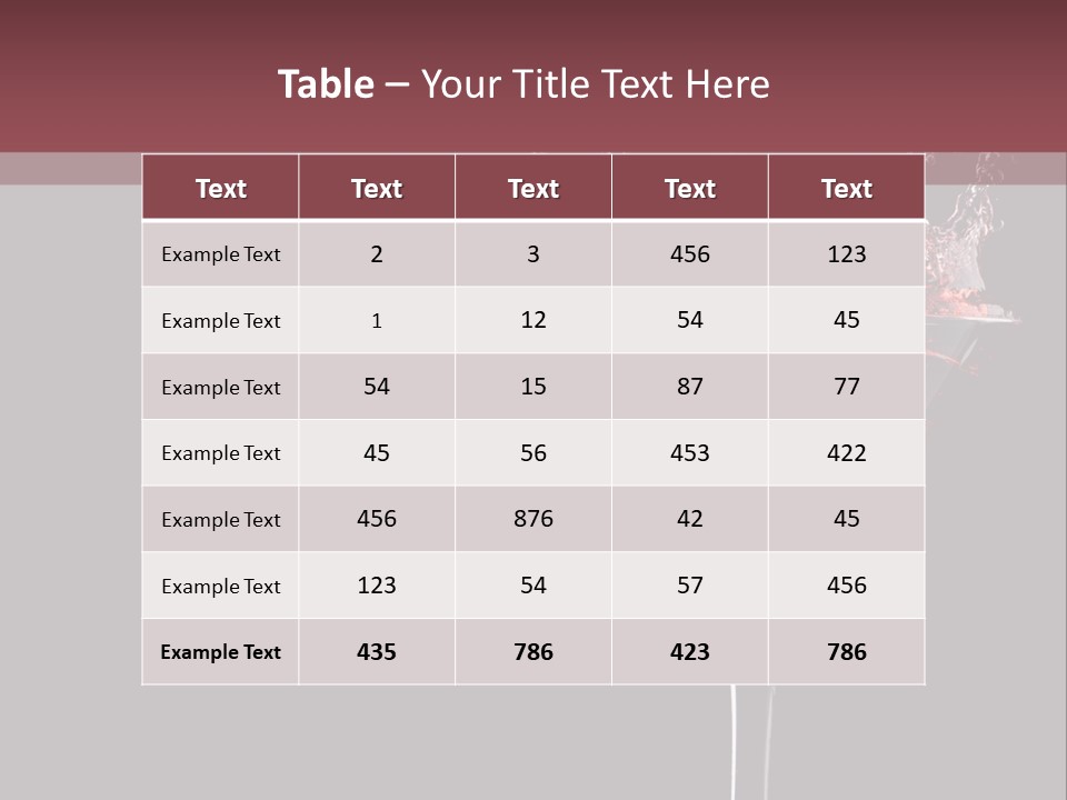 Cold Movement Ice PowerPoint Template