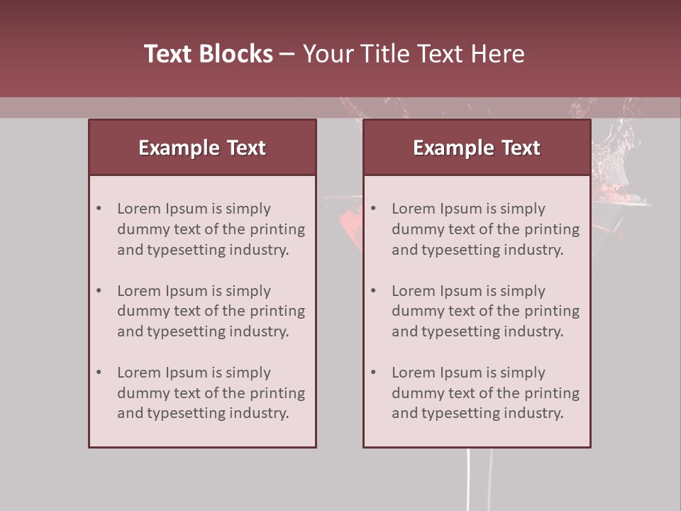 Cold Movement Ice PowerPoint Template