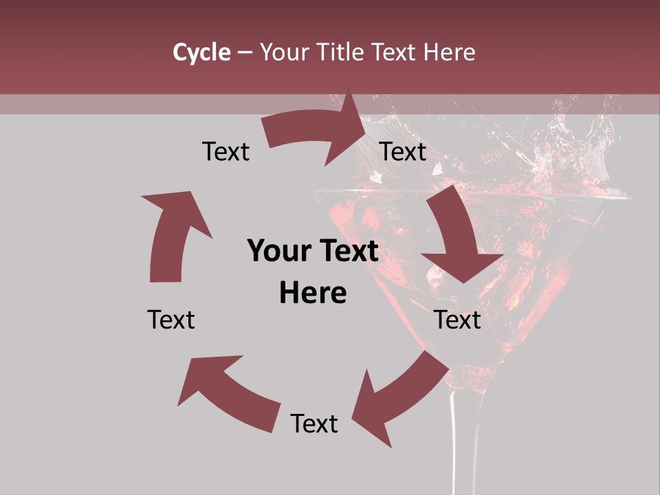 Cold Movement Ice PowerPoint Template