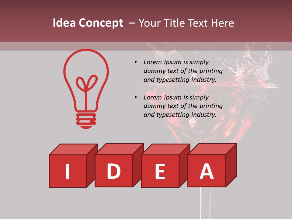 Cold Movement Ice PowerPoint Template