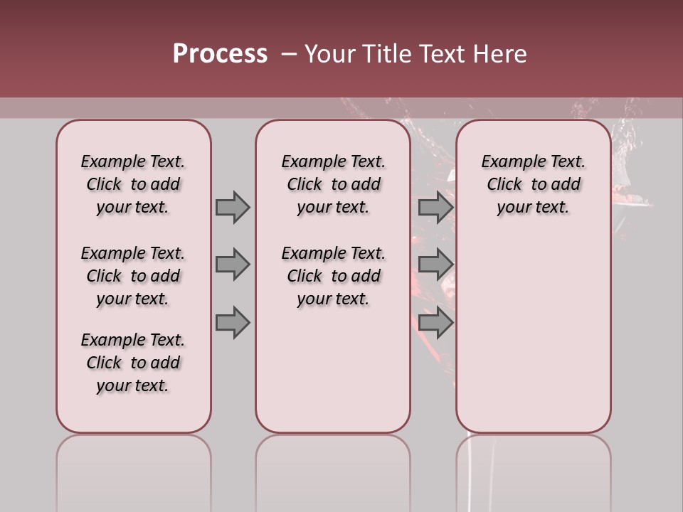 Cold Movement Ice PowerPoint Template
