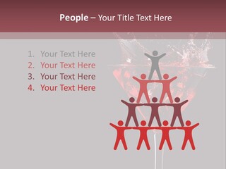 Cold Movement Ice PowerPoint Template