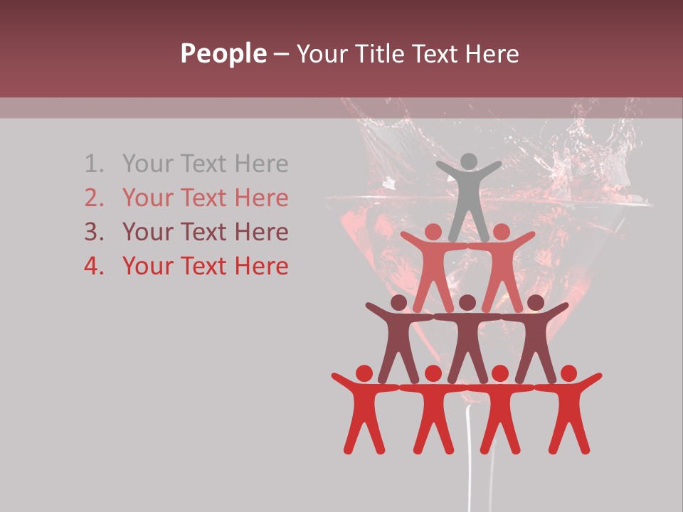 Cold Movement Ice PowerPoint Template