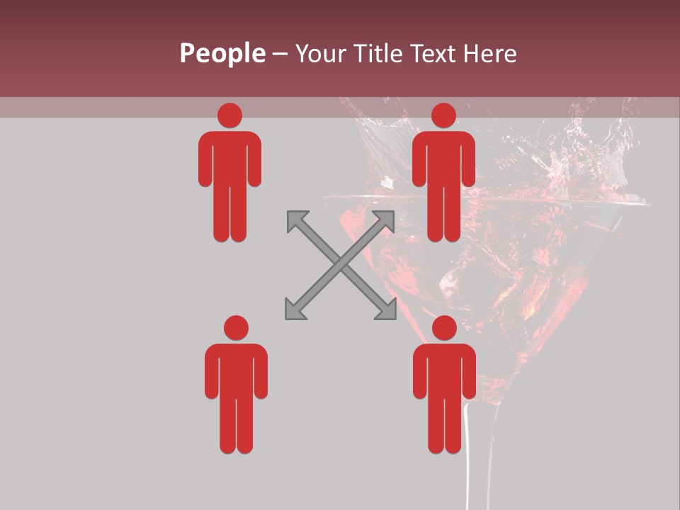 Cold Movement Ice PowerPoint Template