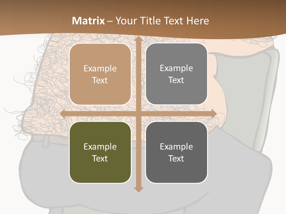 Chubby Pubic Guy PowerPoint Template