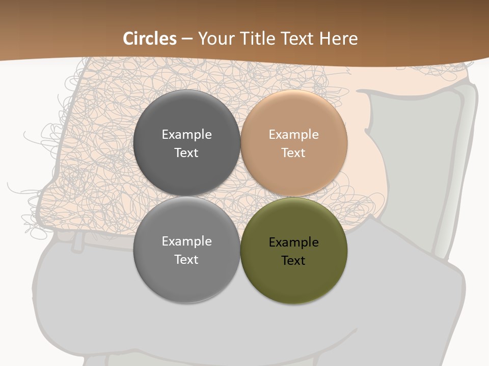 Chubby Pubic Guy PowerPoint Template