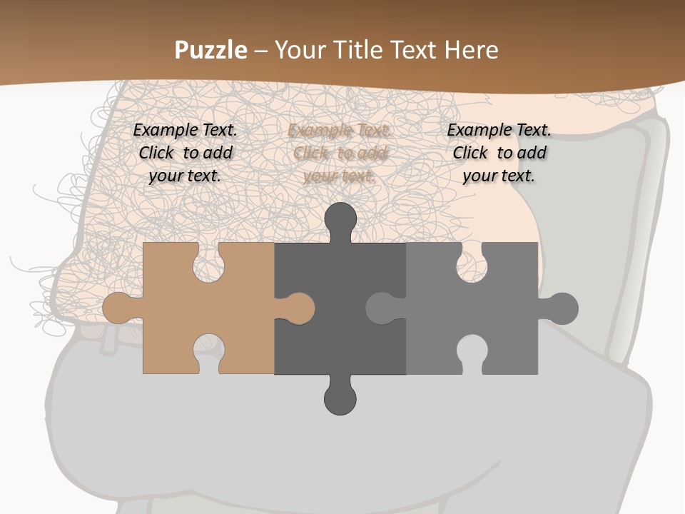 Chubby Pubic Guy PowerPoint Template