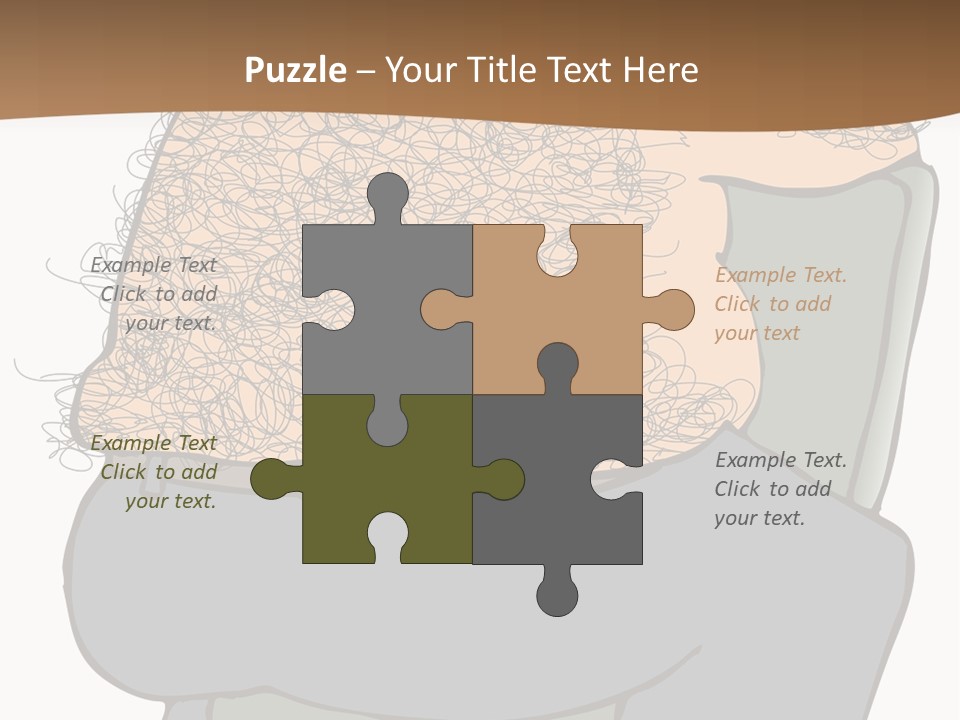 Chubby Pubic Guy PowerPoint Template