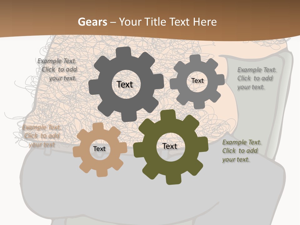 Chubby Pubic Guy PowerPoint Template