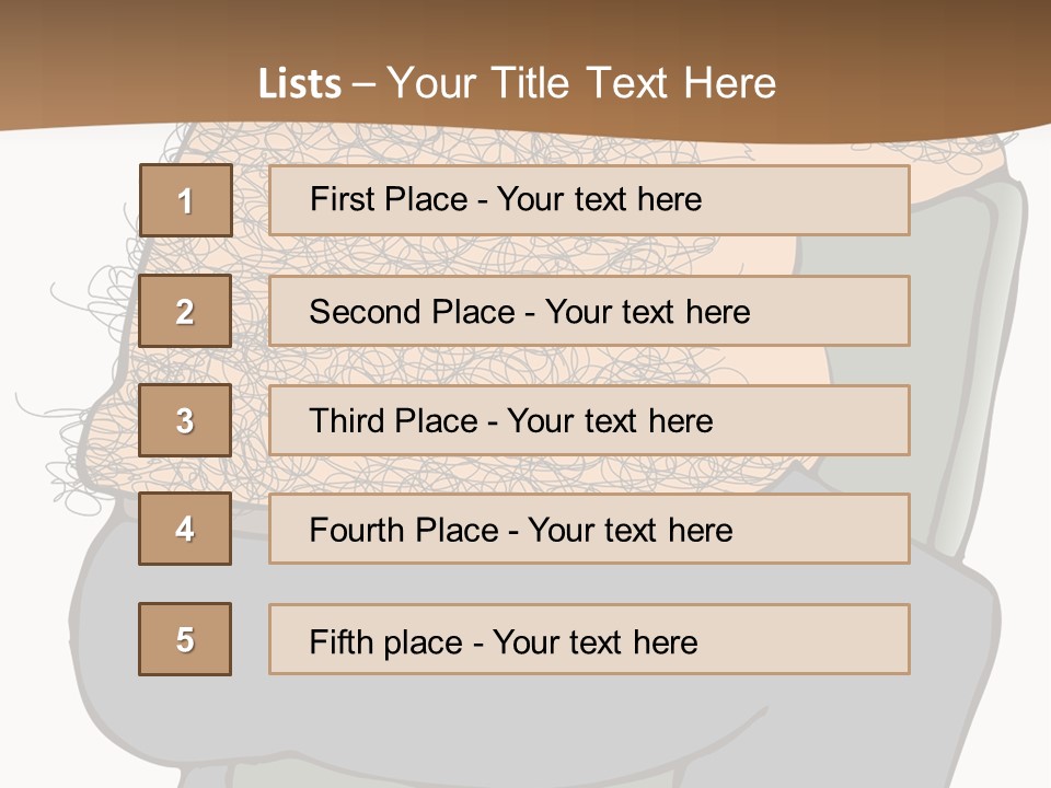 Chubby Pubic Guy PowerPoint Template