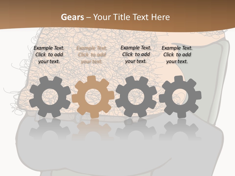 Chubby Pubic Guy PowerPoint Template