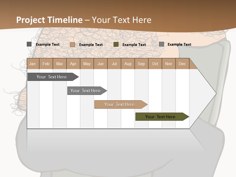 Chubby Pubic Guy PowerPoint Template