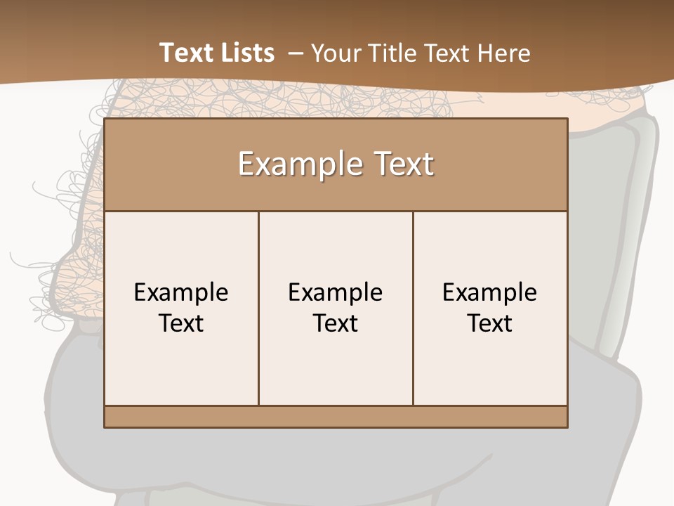 Chubby Pubic Guy PowerPoint Template