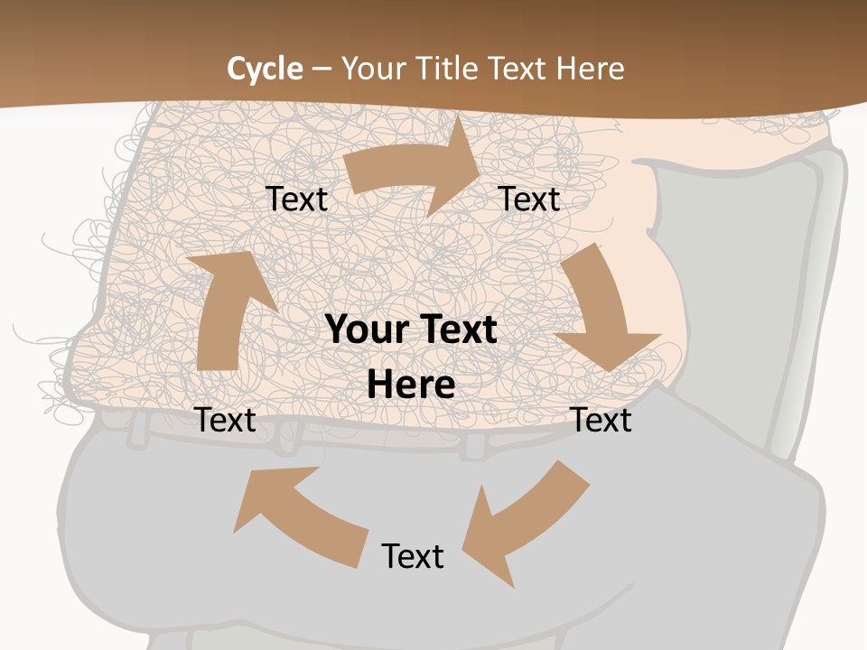 Chubby Pubic Guy PowerPoint Template