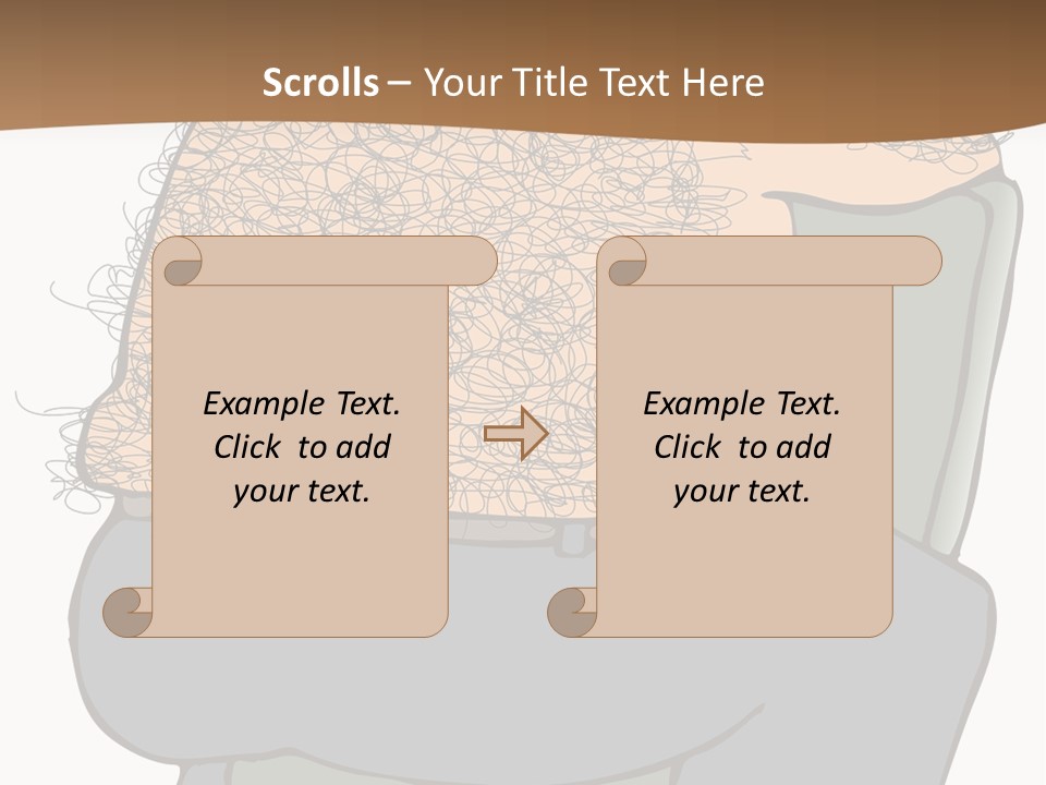 Chubby Pubic Guy PowerPoint Template