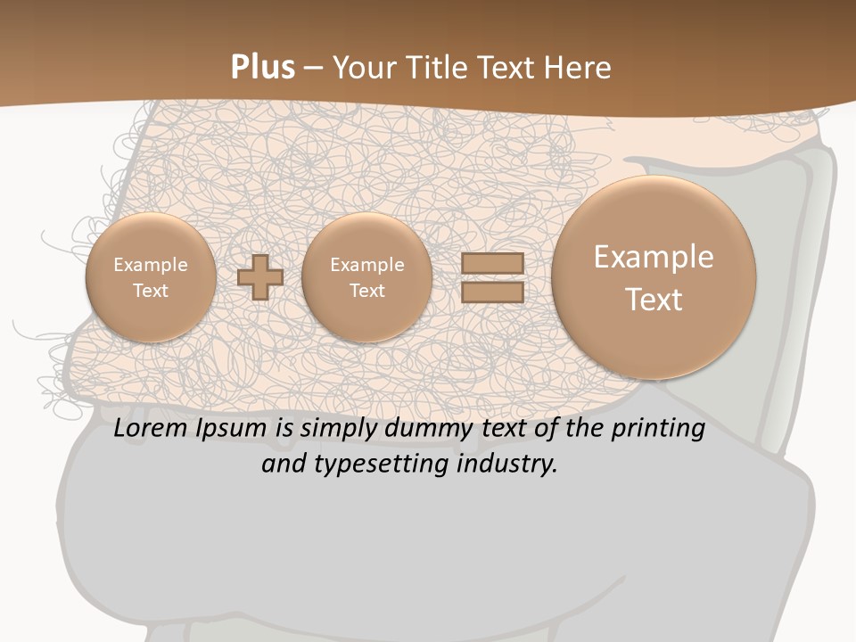 Chubby Pubic Guy PowerPoint Template