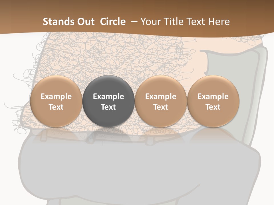 Chubby Pubic Guy PowerPoint Template