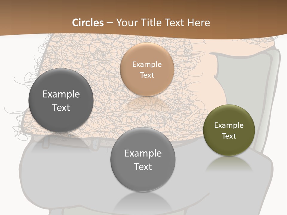 Chubby Pubic Guy PowerPoint Template