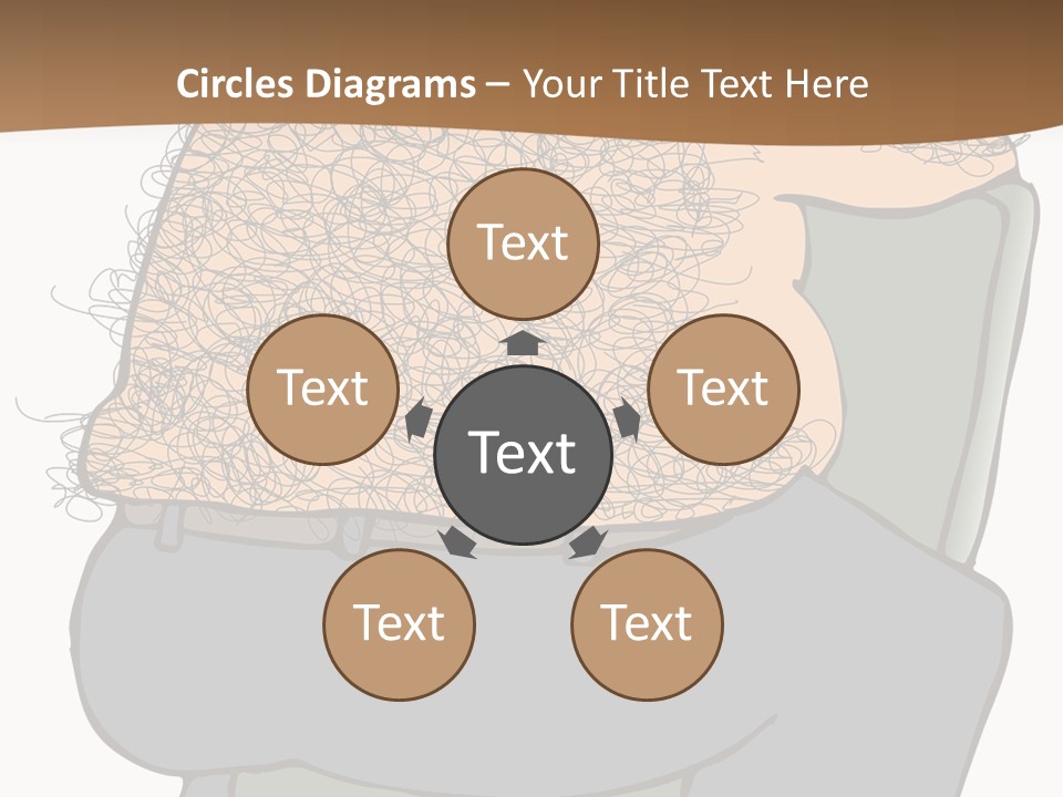 Chubby Pubic Guy PowerPoint Template