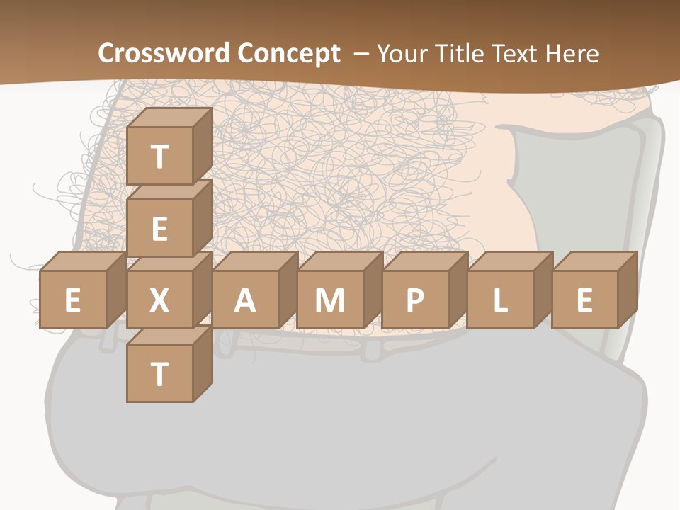 Chubby Pubic Guy PowerPoint Template