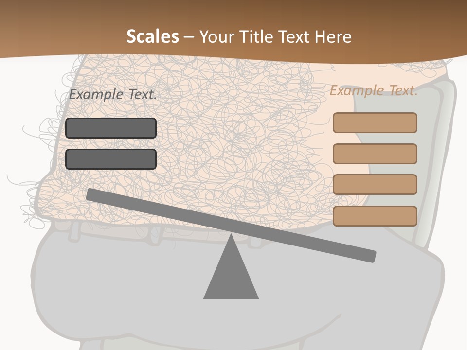 Chubby Pubic Guy PowerPoint Template