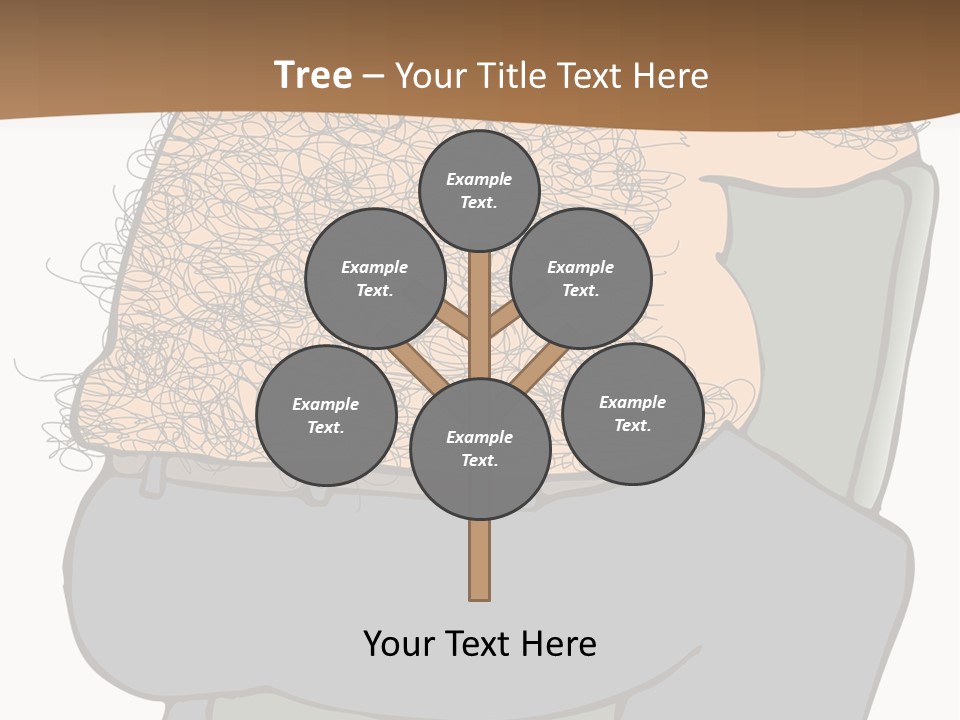 Chubby Pubic Guy PowerPoint Template