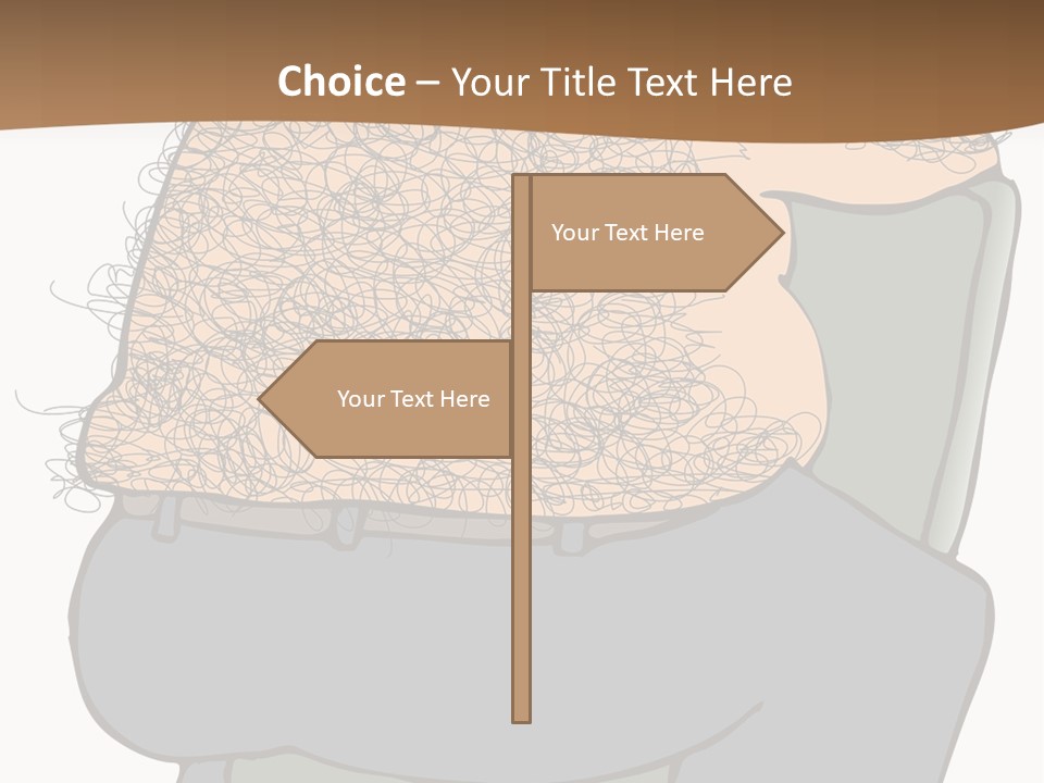 Chubby Pubic Guy PowerPoint Template