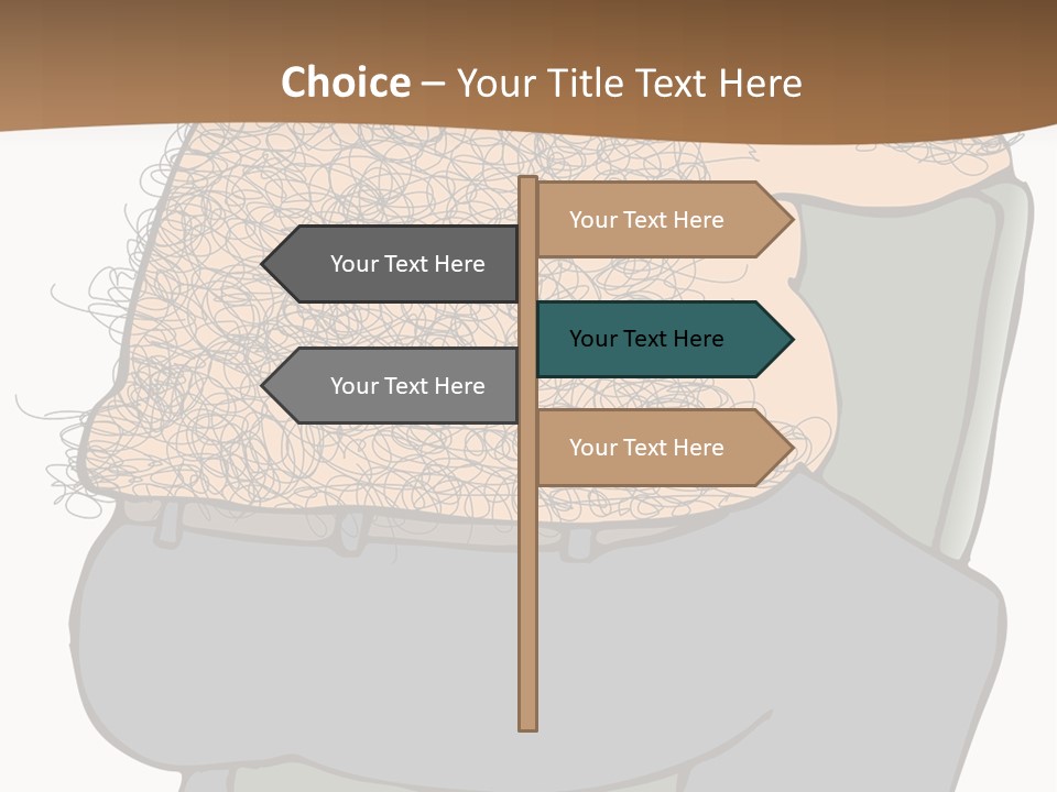 Chubby Pubic Guy PowerPoint Template